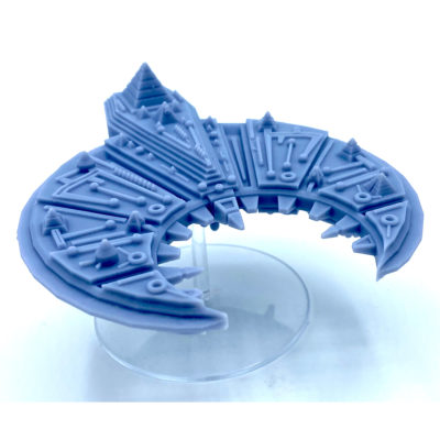 Space Skeleton Cairn Tomb Ship