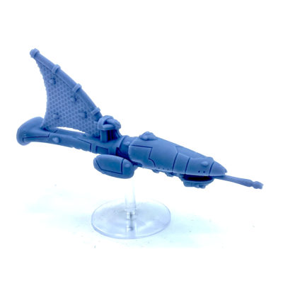 Crafty Space Elf Dragon Cruiser with Lance and Launch Bays