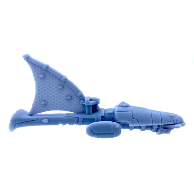 Crafty Space Elf Dragon Cruiser with Weapons Batteries and Launch Bays - Image 2