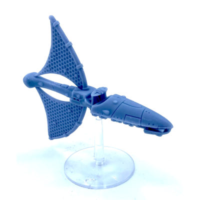 Crafty Space Elf Wraith Cruiser with Weapons Batteries and Launch Bays