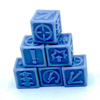 Extruded Design Command Dice