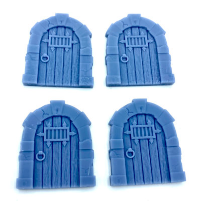 Fantasy Barred Jail Dungeon Doors - Large