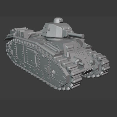 Flammwagen Auf Panzer(15mm Scale) - 2 Variants