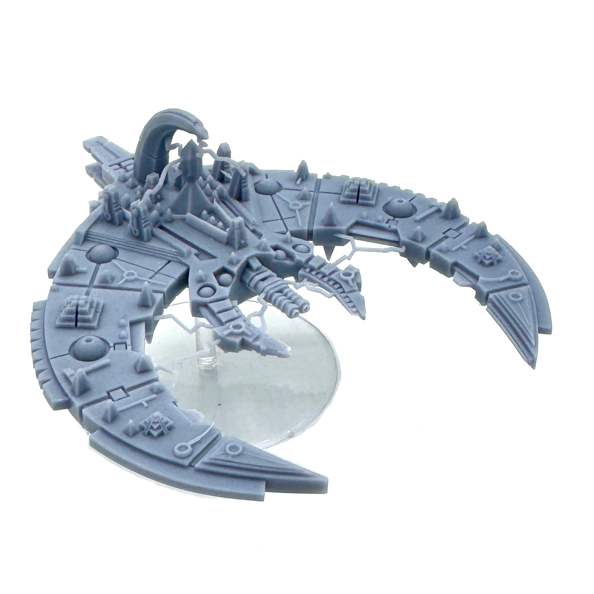 Space Skeleton Lightning Grave Ship