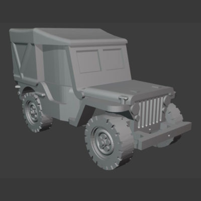 Jeep(15mm Scale) - 3 Variants