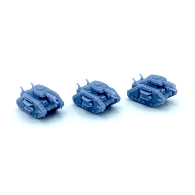 Resin Russ Battle Tank Leman Hull Las Cannon