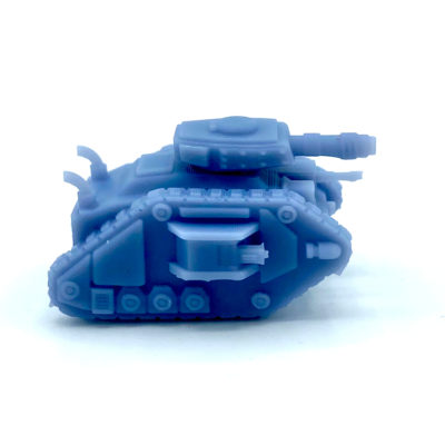 Resin Russ Battle Tank Leman Hull Las Cannon - Image 3