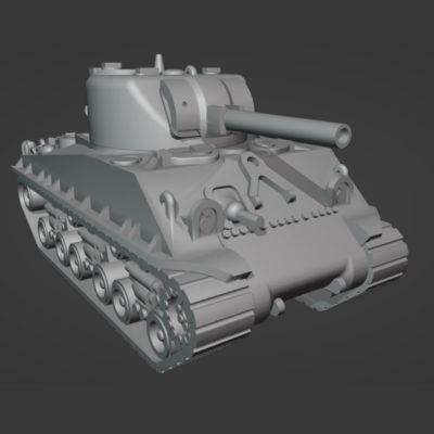 M4A3(15mm Scale) - 4 Variants