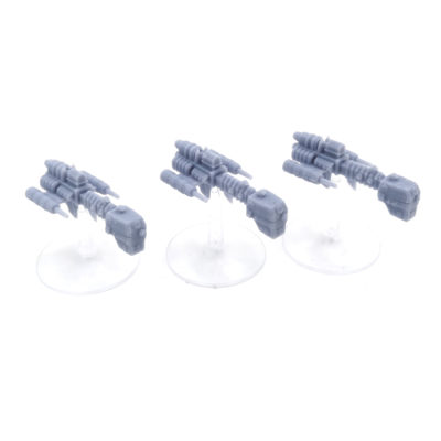 Gothic Mechanical Martian Sword Escort Space Ship