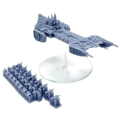 NoFixedForge Bootneck Gothic Marine Angel Barge Style Battle Space Ship