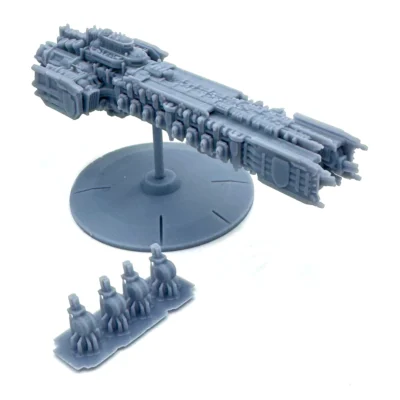 Sol Diem Gothic Knight Battleship Space Ship